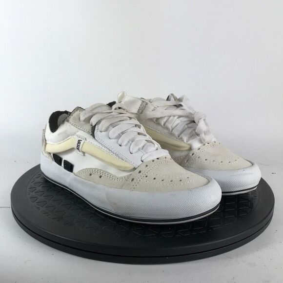 Vans Old Skool Deconstructed Marshmallow 2 White/Black Women’s Size 5.5 - Picture 3 of 12